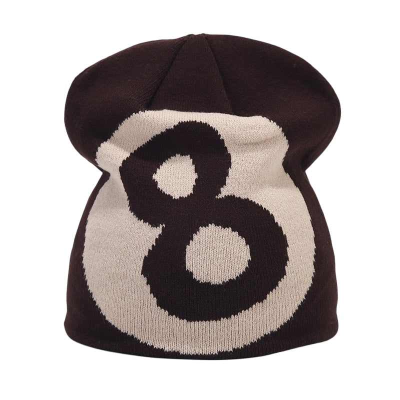 Bonnet 8 Ball -  y2k - Bonnet 8 Ball au style Y2K pour un look moderne
