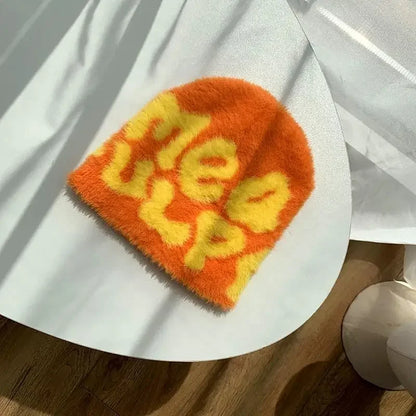 Bonnet en Mohair -  accessoire de mode - Bonnet en Mohair Doux et Confortable pour Tous