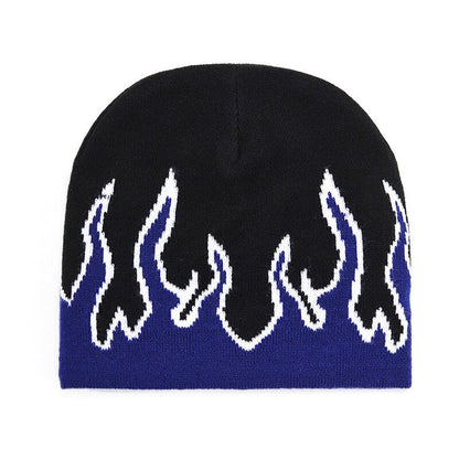 Bonnet Flamme -  hiver - Bonnet Flamme Unisexe pour un Style Urbain Unique
