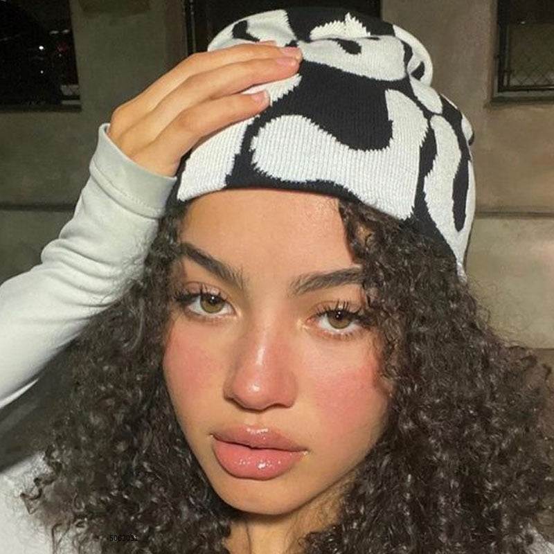 Bonnet Personnalisé -  coton - Bonnet Tricoté Personnalisé pour un Style Unique