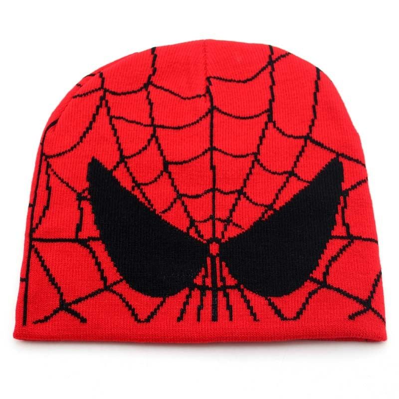 Bonnet Spiderman -  bonnet chaud - Bonnet Spiderman en tissu doux pour un confort quotidien