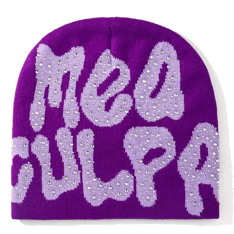 Bonnet Strass -  strass - Bonnet Strass tendance inspiré des années 2000