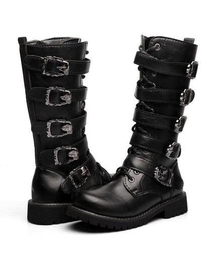 Bottes de Moto Aventure Audacieuses - bottes de moto noir - Bottes de Moto Aventure Confortables et Élégantes