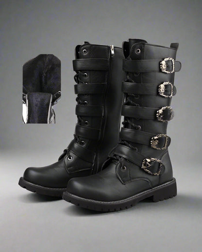 Bottes de Moto Aventure Audacieuses -  bottes techwear - Bottes de Moto Aventure Confortables et Élégantes