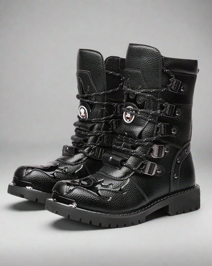 Bottes de Moto City Ride - bottes de moto - Bottes de Moto Confortables pour Techwear et Streetwear