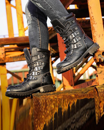 Bottes de Moto City Ride -  bottes streetwear - Bottes de Moto Confortables pour Techwear et Streetwear
