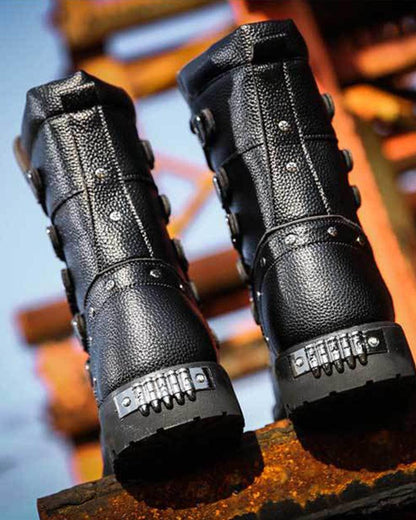 Bottes de Moto City Ride -  bottes techwear - Bottes de Moto Confortables pour Techwear et Streetwear