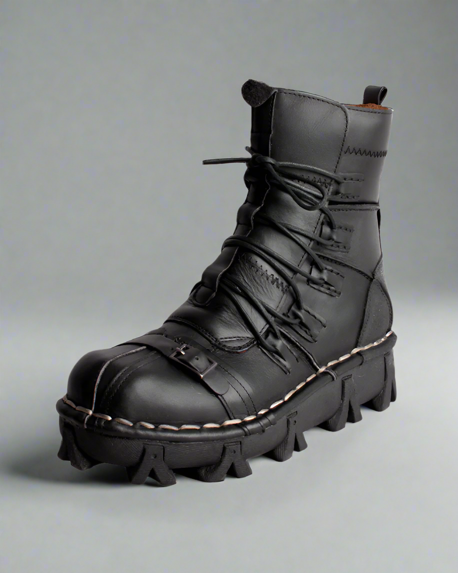Bottes de Moto Techwear Unisexes Edgy - bottes confortables - Bottes de Moto Unisexes Confortables et Durables
