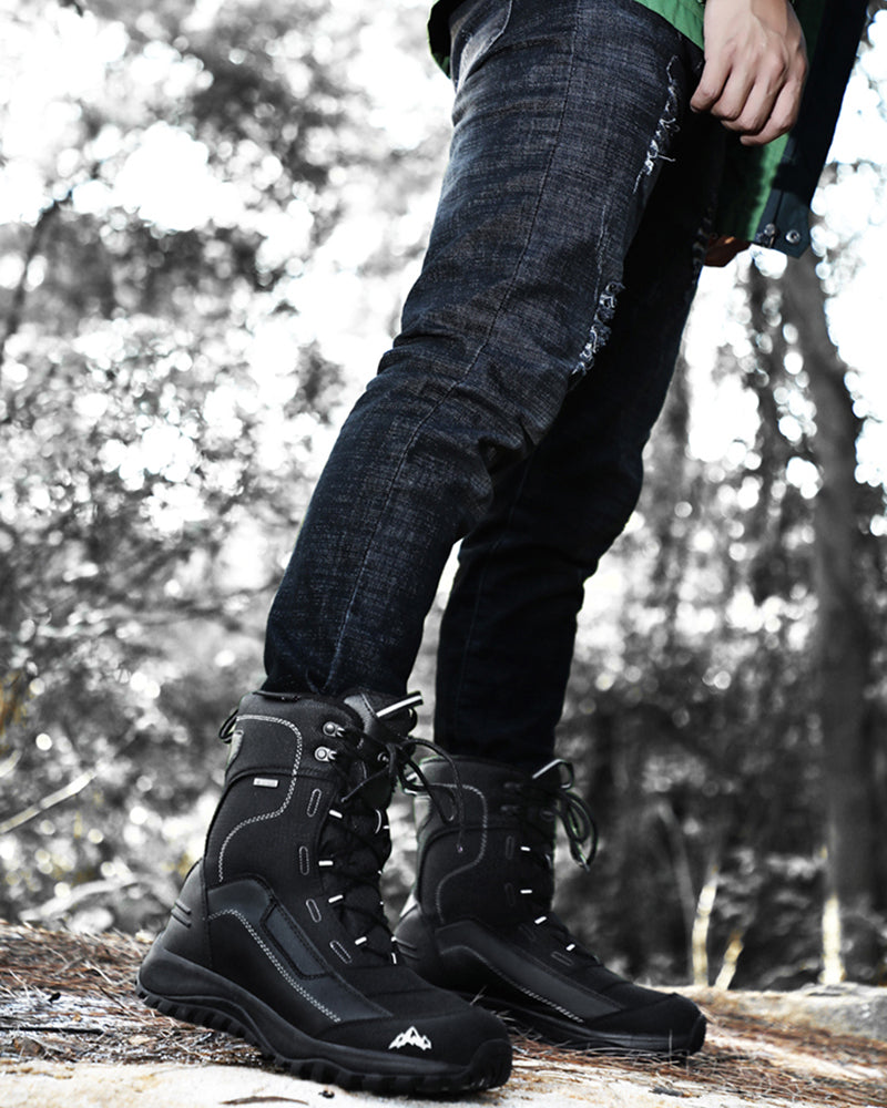 Bottes de Neige Imperméables Toutes Saisons -  bottes antidérapantes - Bottes de Neige Imperméables Idéales pour l'Hiver