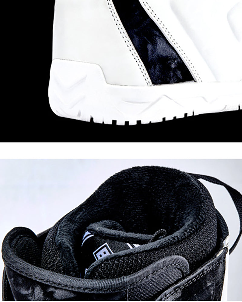 Bottes de Neige Élégantes à Double Teinte - bottes de neige - Bottes de Neige Élégantes à Double Teinte pour l'Hiver