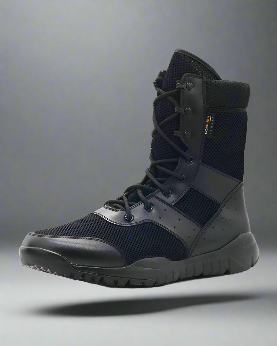 Bottes Hautes Tactiques Premier - bottes de streetwear - Bottes Hautes Tactiques Élégantes en Noir ou Kaki