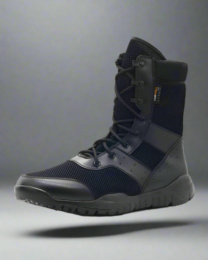 Bottes Hautes Tactiques Premier - bottes de streetwear - Bottes Hautes Tactiques Élégantes en Noir ou Kaki