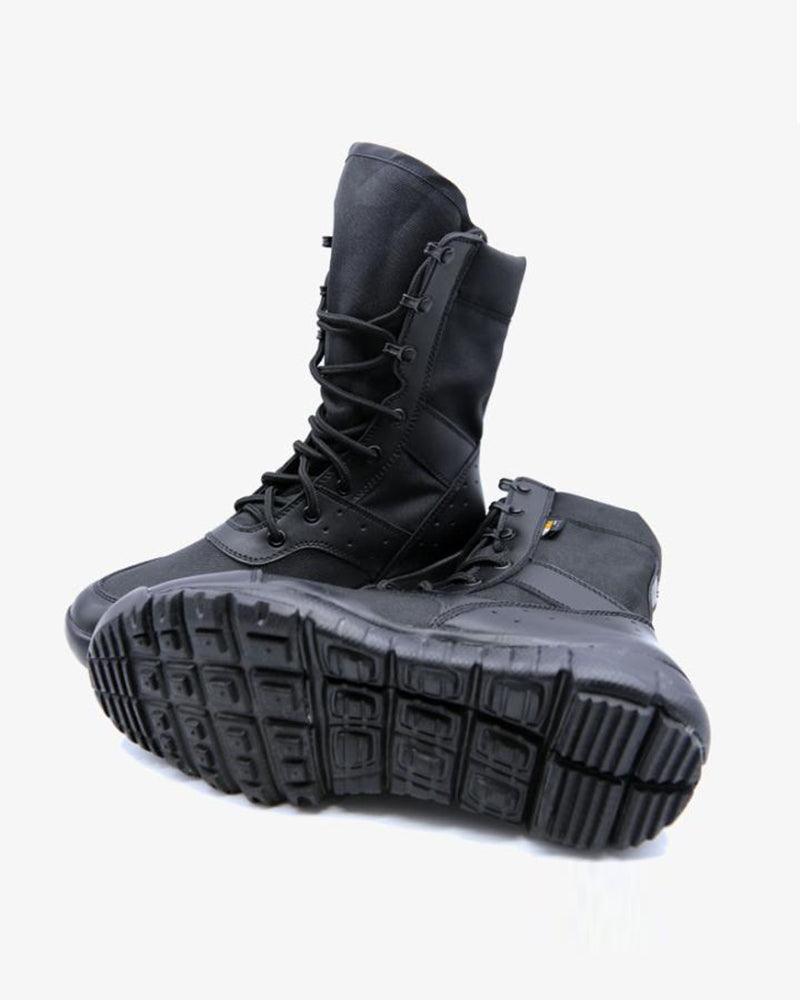 Bottes Hautes Tactiques Premier - bottes de streetwear - Bottes Hautes Tactiques Élégantes en Noir ou Kaki
