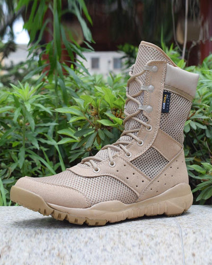 Bottes Hautes Tactiques Premier - bottes tactiques - Bottes Hautes Tactiques Élégantes en Noir ou Kaki
