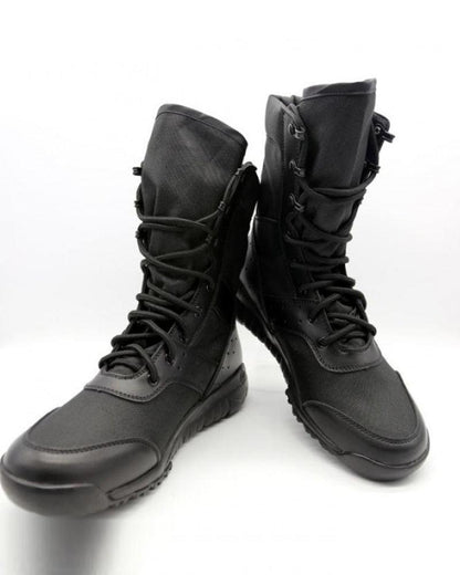 Bottes Hautes Tactiques Premier -  chaussures pour extérieur - Bottes Hautes Tactiques Élégantes en Noir ou Kaki