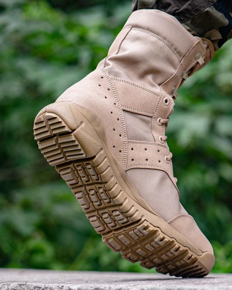 Bottes Hautes Tactiques Premier -  techwear - Bottes Hautes Tactiques Élégantes en Noir ou Kaki