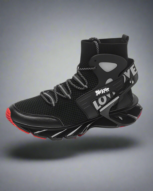 Bottes Visionnaires Réfléchissantes - baskets - Bottes Réfléchissantes Inspirées du Cyberpunk