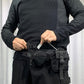 Sac à bandoulière noir chic