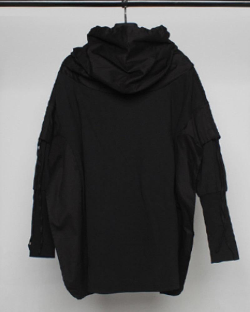 Cape à Capuche Ninja Futuriste - vêtements techwear - Cape à Capuche Ninja Futuriste : Élégance Techwear