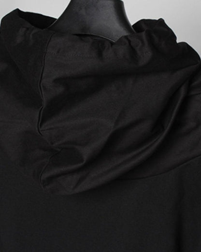 Cape à Capuche Ninja Futuriste -  mode - Cape à Capuche Ninja Futuriste : Élégance Techwear