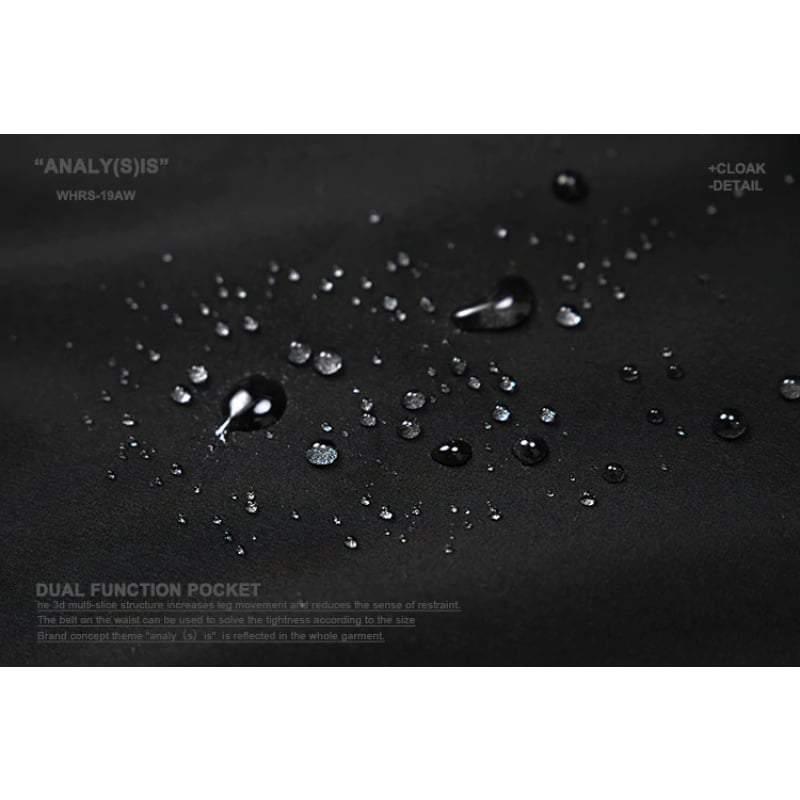 Cape Samurai Étanche Futuriste -  protection intempéries - Cape Samurai Étanche : Style et Protection Urbaine