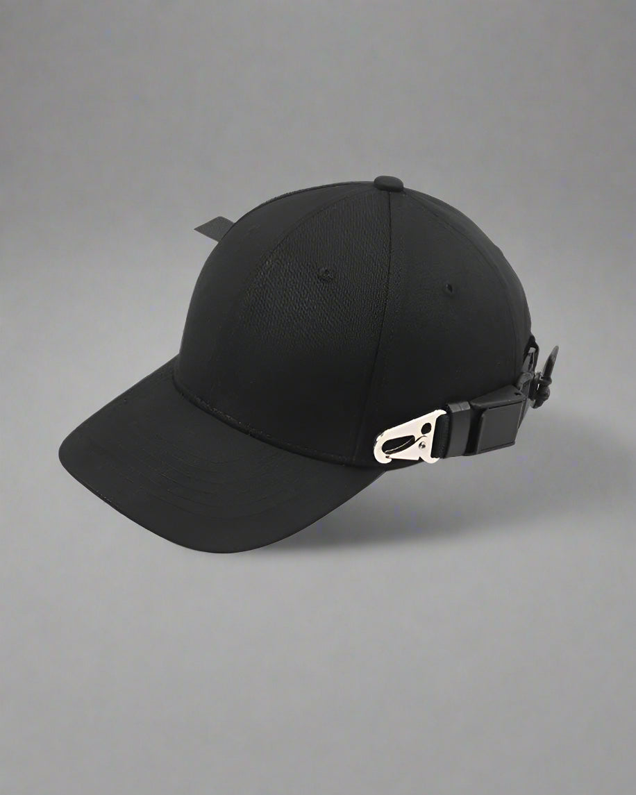 Casquette avec Détail de Boucle - casquette - Casquette Noir avec Boucle pour Un Maintien Parfait
