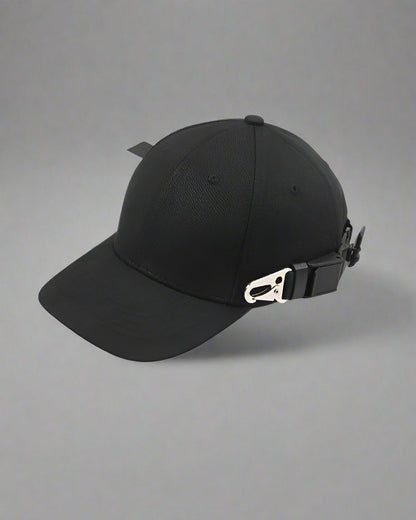 Casquette avec Détail de Boucle - casquette - Casquette Noir avec Boucle pour Un Maintien Parfait
