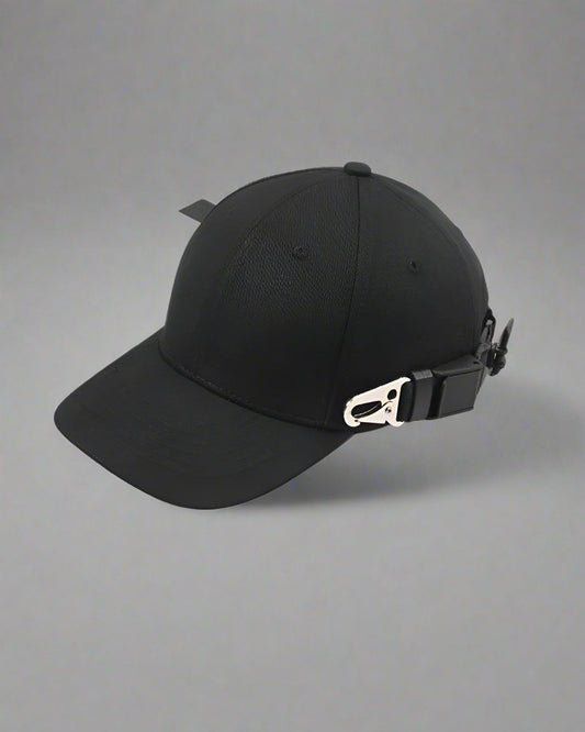 Casquette avec Détail de Boucle - casquette - Casquette Noir avec Boucle pour Un Maintien Parfait