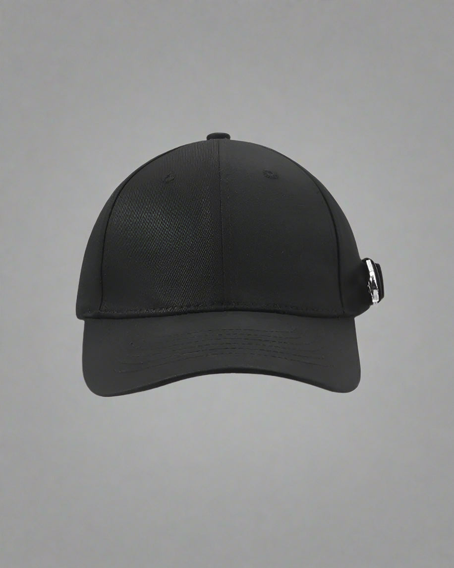 Casquette avec Détail de Boucle - casquette - Casquette Noir avec Boucle pour Un Maintien Parfait