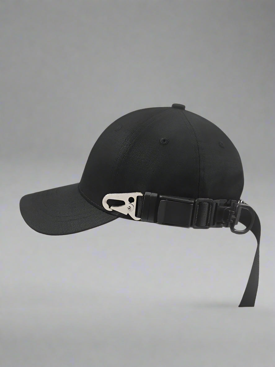 Casquette avec Détail de Boucle -  durable - Casquette Noir avec Boucle pour Un Maintien Parfait
