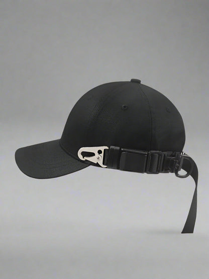 Casquette avec Détail de Boucle -  durable - Casquette Noir avec Boucle pour Un Maintien Parfait