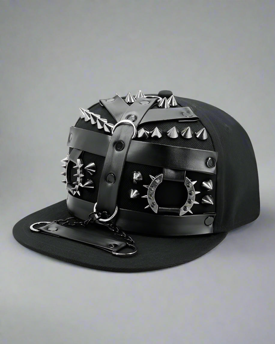 Casquette Chic à Clous - casquette - Casquette Chic à Clous avec Rivets et Sangle Confortable