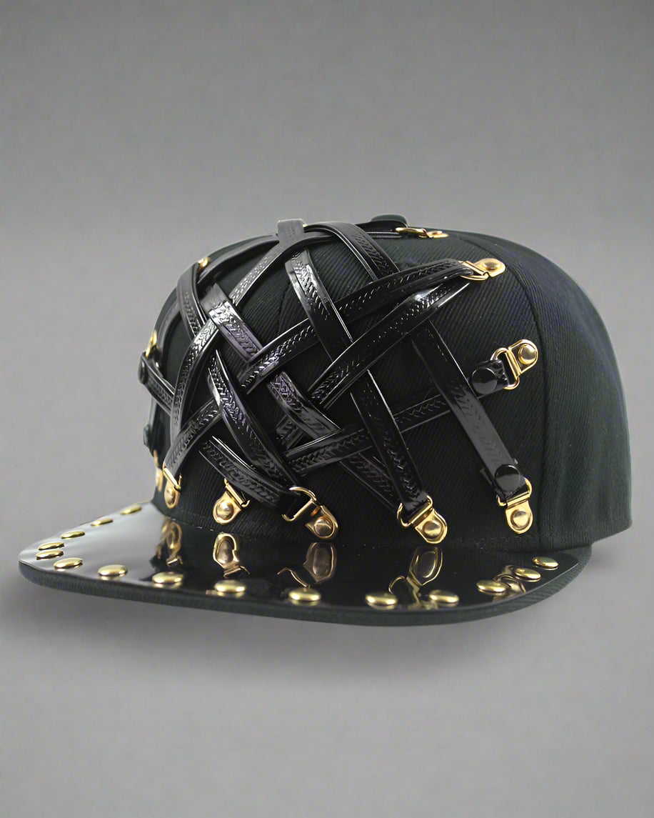 Casquette Chic à Clous -  matériaux durables - Casquette Chic à Clous avec Rivets et Sangle Confortable