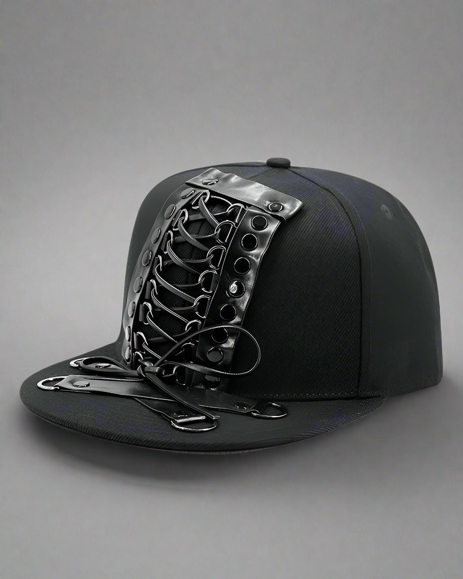 Casquette Chic à Clous -  rivet - Casquette Chic à Clous avec Rivets et Sangle Confortable