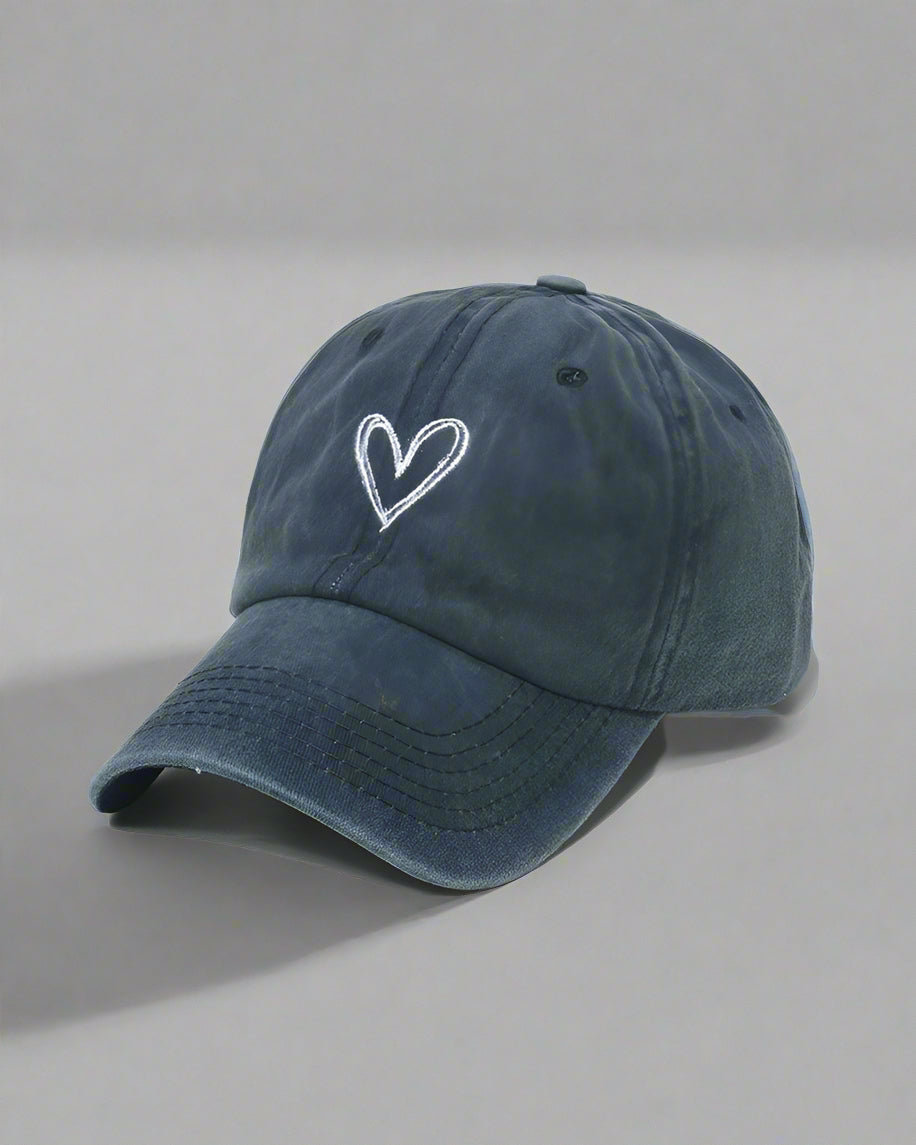 Casquette en Forme de Cœur Charmante - casquette polyester coton - Casquette en Forme de Cœur Confortable et Élégante