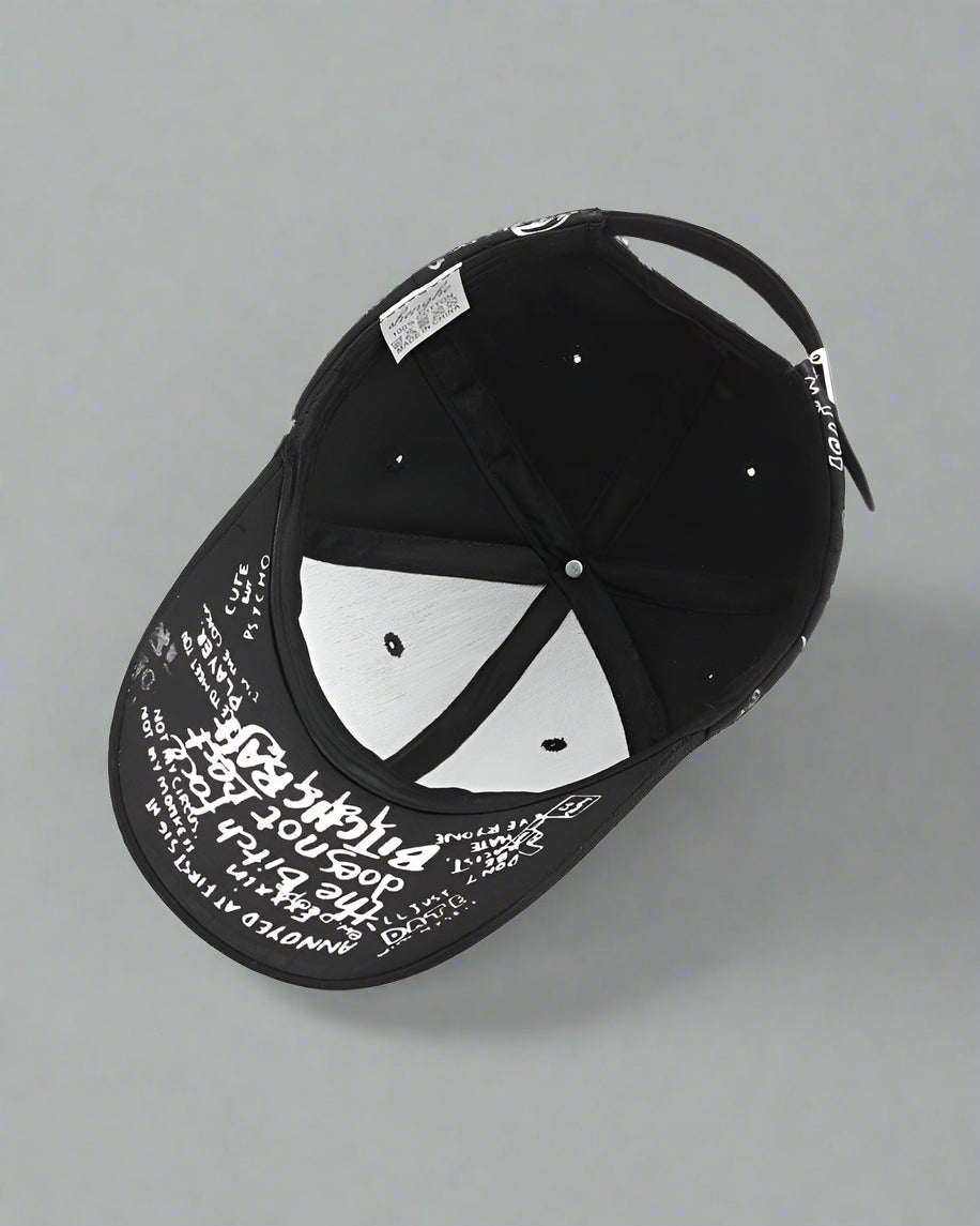 Casquette Urbaine Édgy -  urbaine - Casquette Urbaine Édgy au style Techwear noir