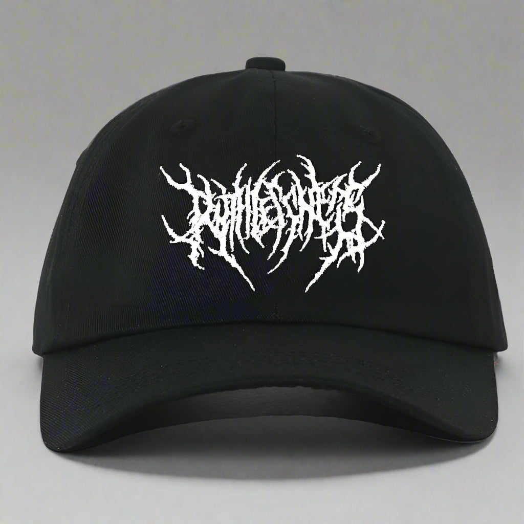 Casquette Vintage Grunge -  casquette en coton - Casquette Grunge Noir Confortable et Durable