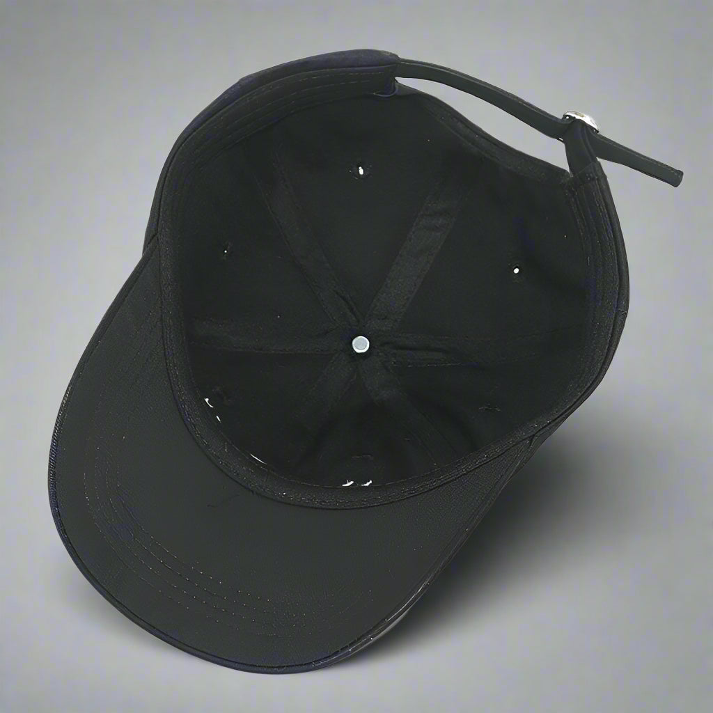 Casquette Vintage Grunge -  noir - Casquette Grunge Noir Confortable et Durable