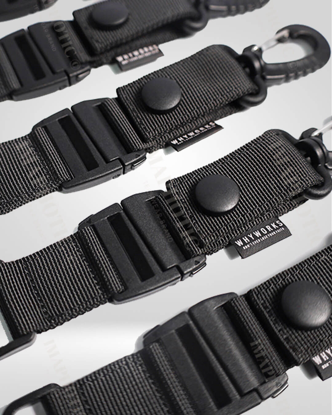 Ceinture Tactique en Nylon Polyvalente -  ceinture randonnée - Ceinture Tactique en Nylon pour Randonnée et Escalade