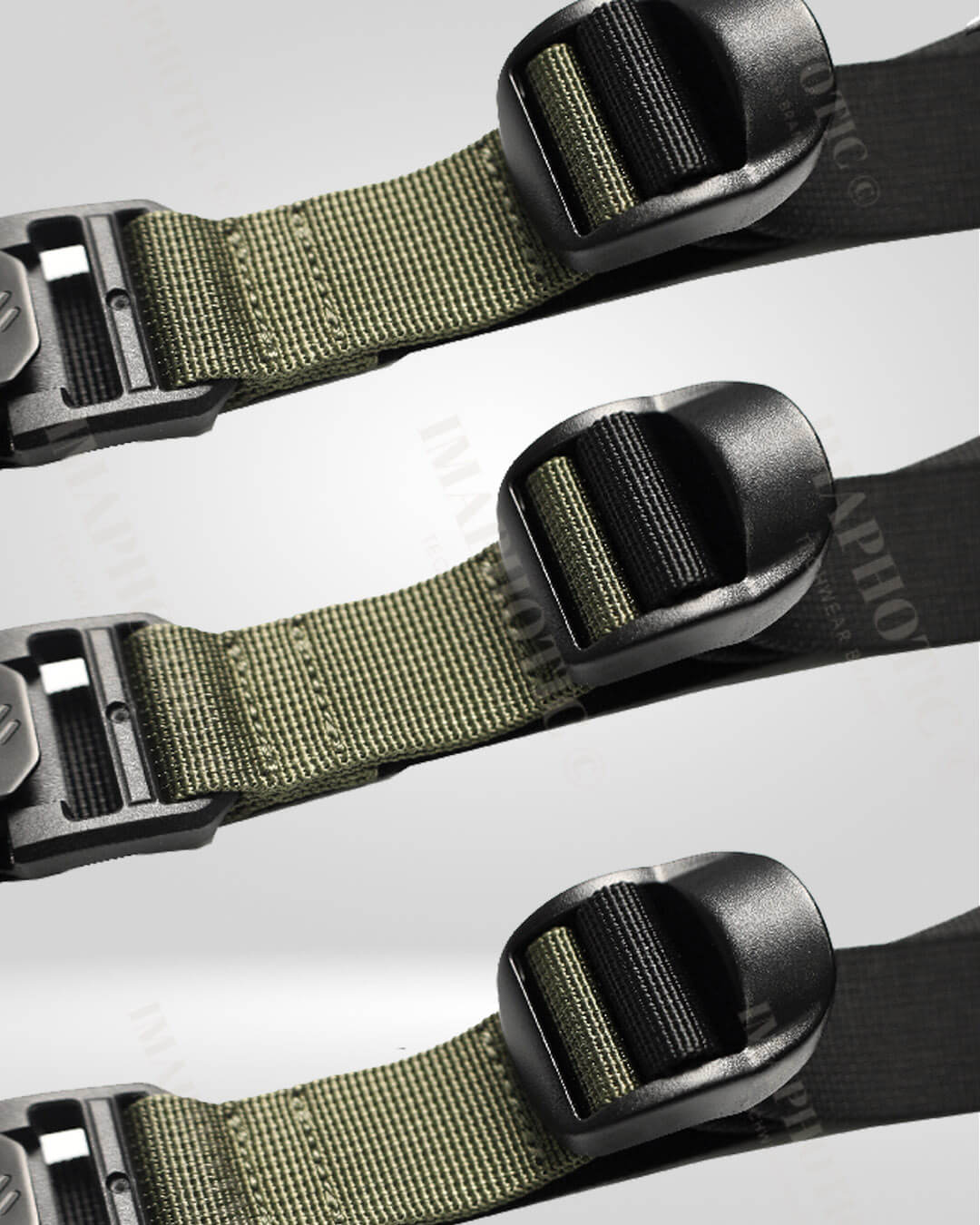 Ceinture Tactique en Nylon Polyvalente -  nylon durable - Ceinture Tactique en Nylon pour Randonnée et Escalade