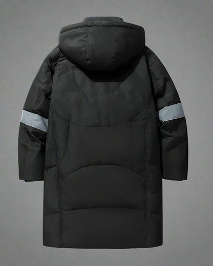 Chaleur Inégalée pour les Jours Tempétueux -  blanc - Manteau Long Techwear : Confort et Style en Hiver