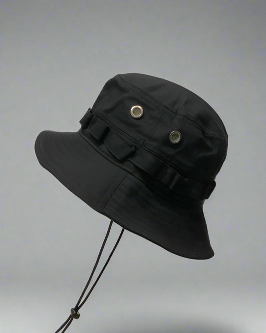 Chapeau Bob Midnight Mood - chapeau bob - Chapeau Bob Noir pour un Style Techwear Élégant