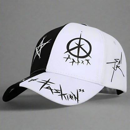 Chapeau Chic Bicolore -  noir - Chapeau Chic Bicolore au Design Unique et Confortable