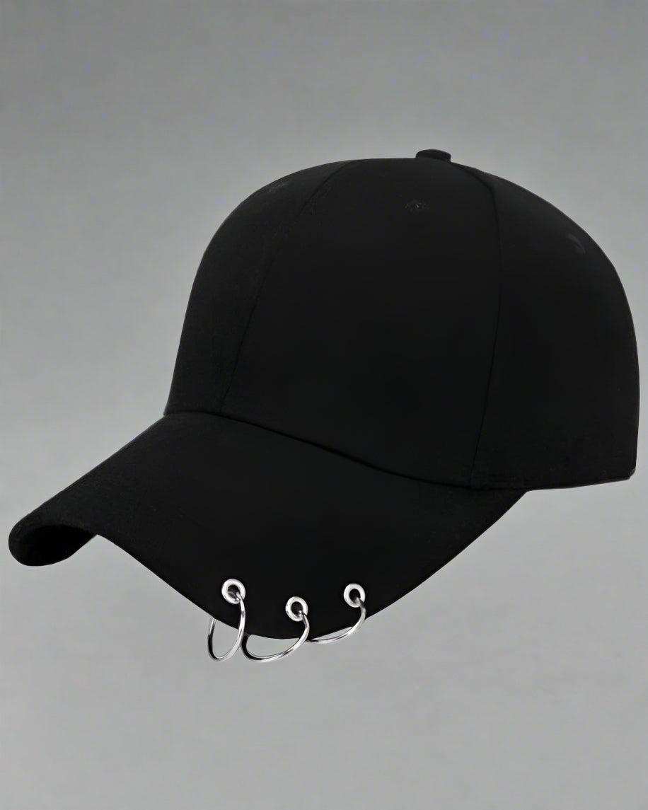 Chapeau Chic Triple Anneau - casquette en polyester - Chapeau Chic Triple Anneau : Élégance et Confort au Quotidien