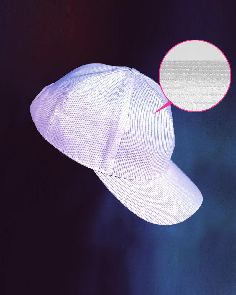 Chapeau de Fête Nocturne Radiant - accessoire de soirée lumineux - Chapeau de Fête Nocturne avec LED Réglable