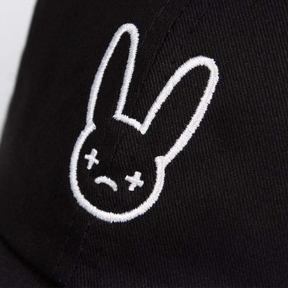 Chapeau de Spectacle Adorable Bunny -  polyester et coton - Chapeau Spectacle Bunny en Mélange Premium Noir