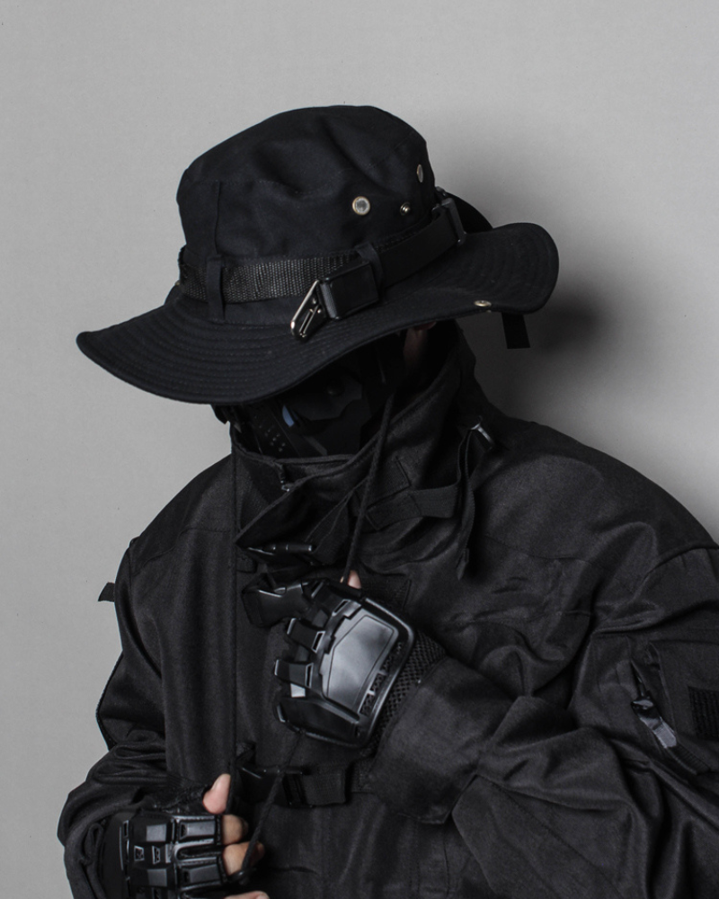 Chapeau seau à cordon de serrage Avant-Garde -  accessoire streetwear - Chapeau seau à cordon ajustable pour un look urbain