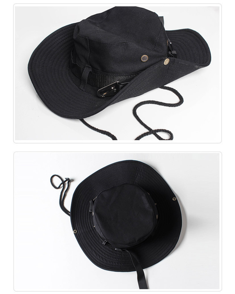 Chapeau seau à cordon de serrage Avant-Garde - chapeau seau - Chapeau seau à cordon ajustable pour un look urbain