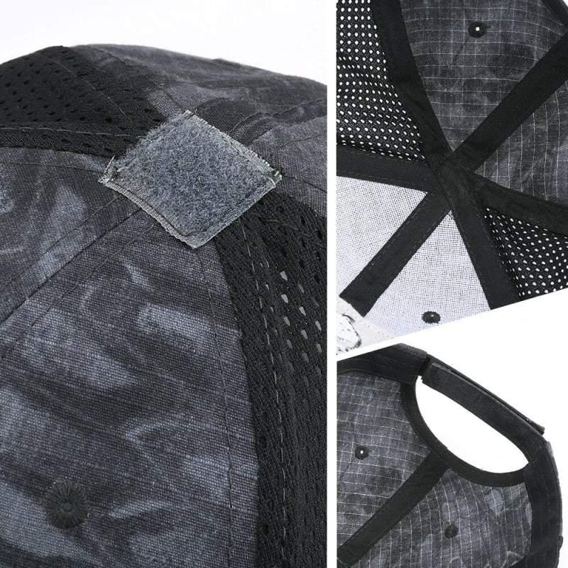 Chapeau Tactique à Motif Crâne -  taille ajustable - Chapeau Tactique à Motif Crâne pour Aventures Outdoor