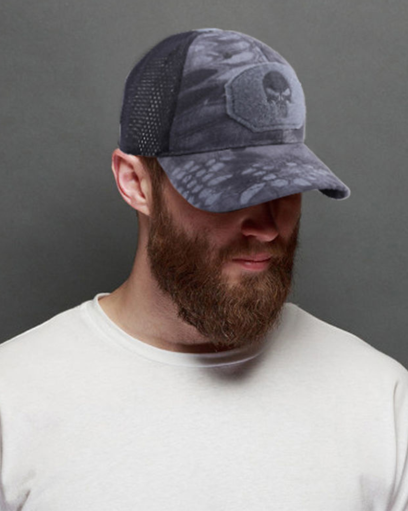 Chapeau Tactique à Motif Crâne -  casquette extérieure - Chapeau Tactique à Motif Crâne pour Aventures Outdoor